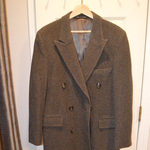 Adolfo Wool Overcoat 38R